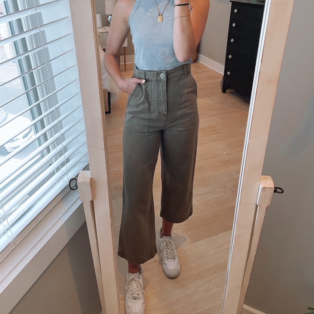 Free People highwaisted cargo pants